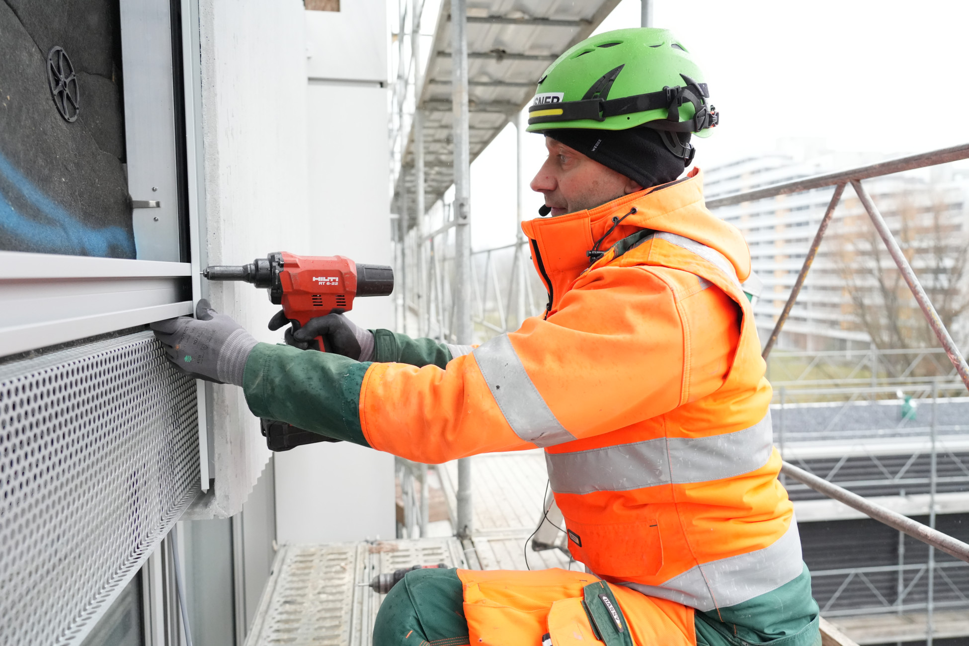 Fassadenbau Aarau Neubau Polizeigebaeude Glasfaserbeton 