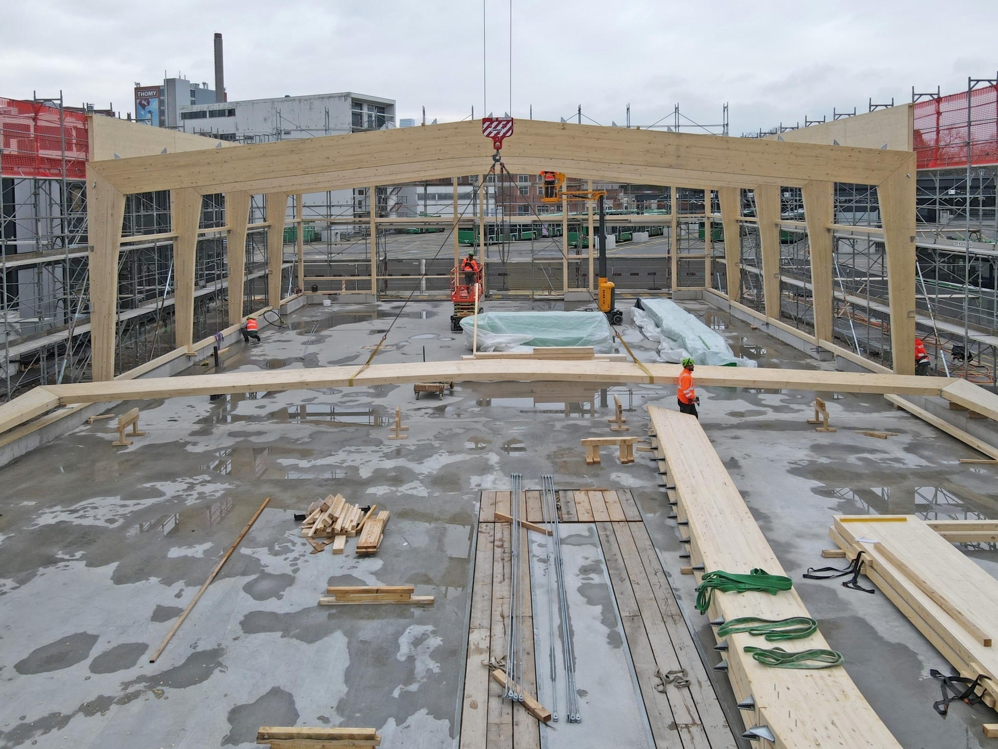 Basel Neubau Werkstatt BVB Gesamtleistung HUSNER