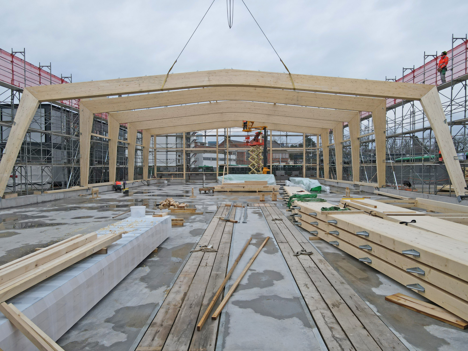 Basel Neubau Werkstatt BVB Gesamtleistung HUSNER