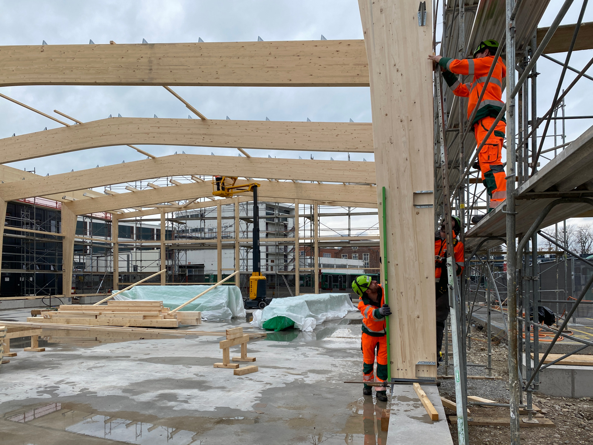 Basel Neubau Werkstatt BVB Gesamtleistung HUSNER